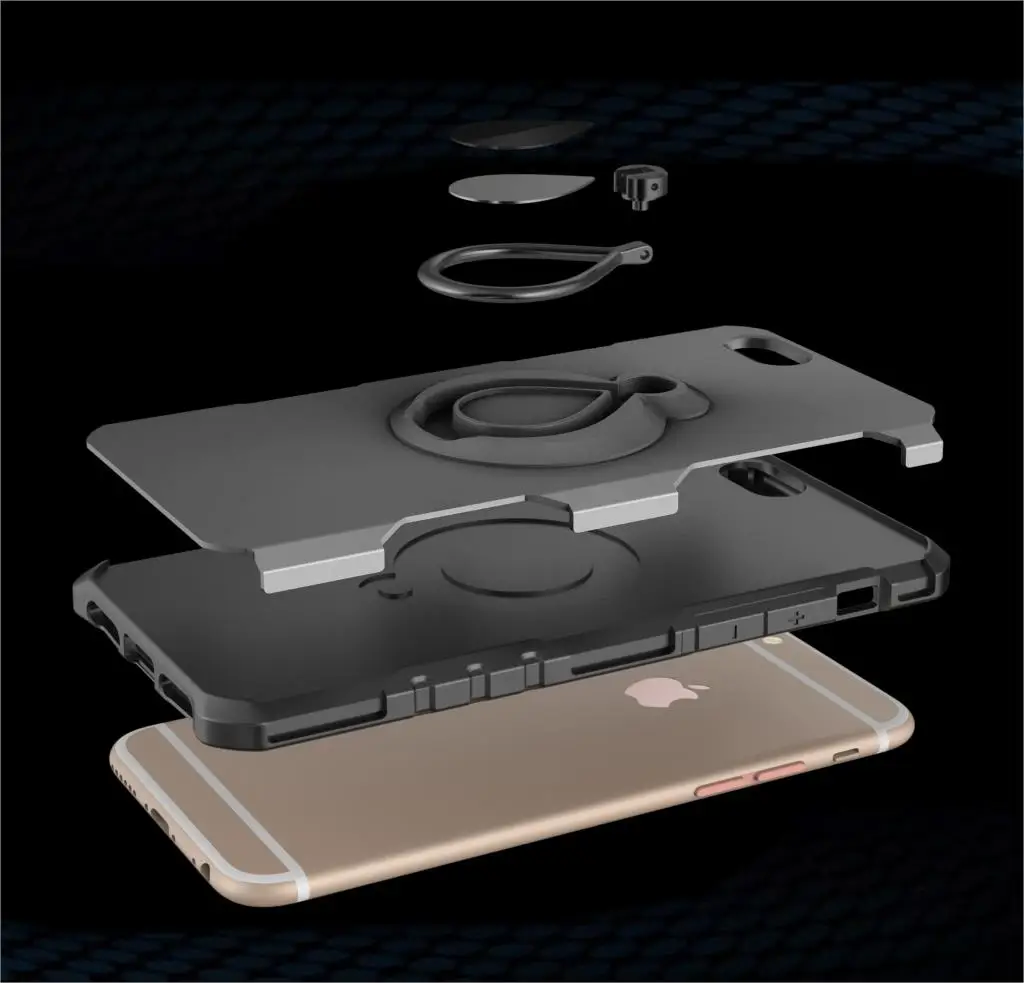 Чехол с поворотным кольцом для iPhone 7/7 plus чехол 7 чехлы телефонов iPhone7plus iPhone7