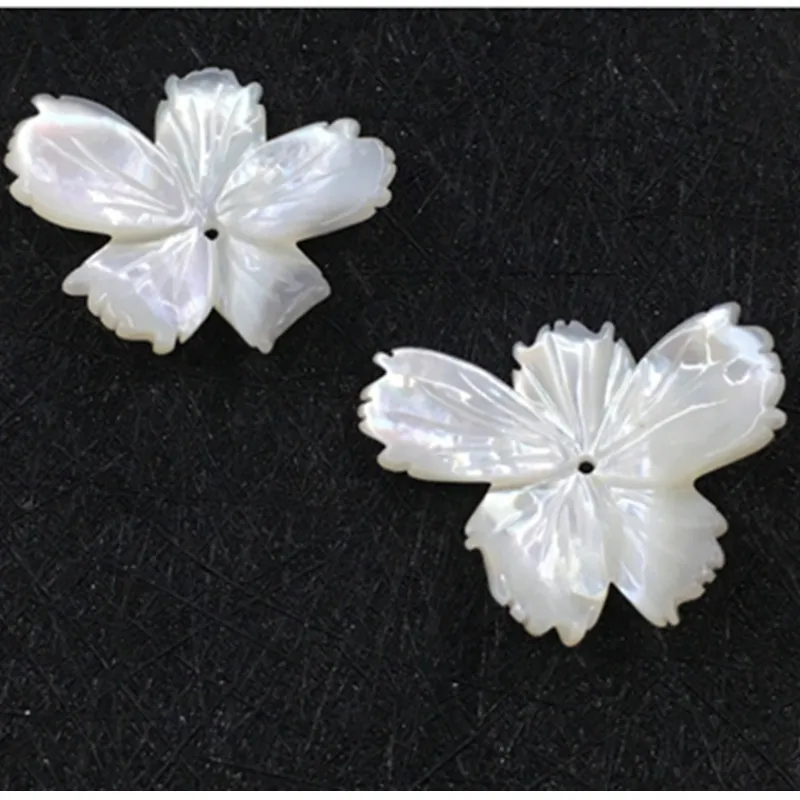 Hill_san Lotus 20*30 мм перламутровая раковина в форме цветка бесплатно для DIY брошь