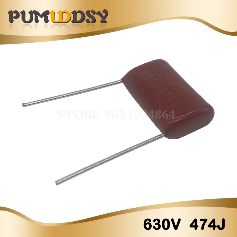 10 шт. пленочный конденсатор из полипропилена 630V474J 0 47 мкФ 470NF шаг 20 мм 630 в 474