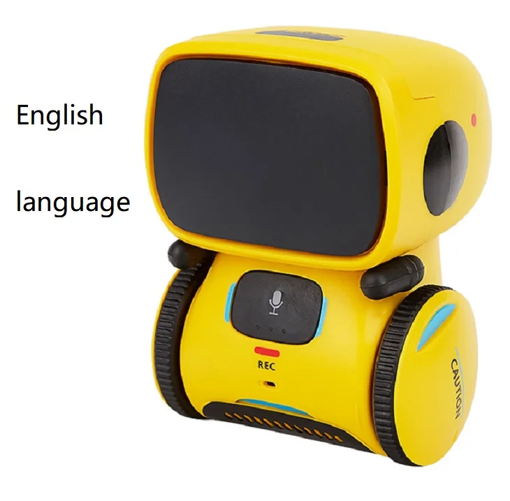 English Yellow Интеллектуальный робот-игрушка, английский или русский язык, танец, пение, повторяющийся рекордер, сенсорное управление, голосовое управление, подарок для детей в возрасте 3 - Цвет: English Yellow