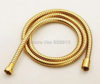 1 5m gold color brass shower head hose pipe bathroom shower hoses 12 wba134