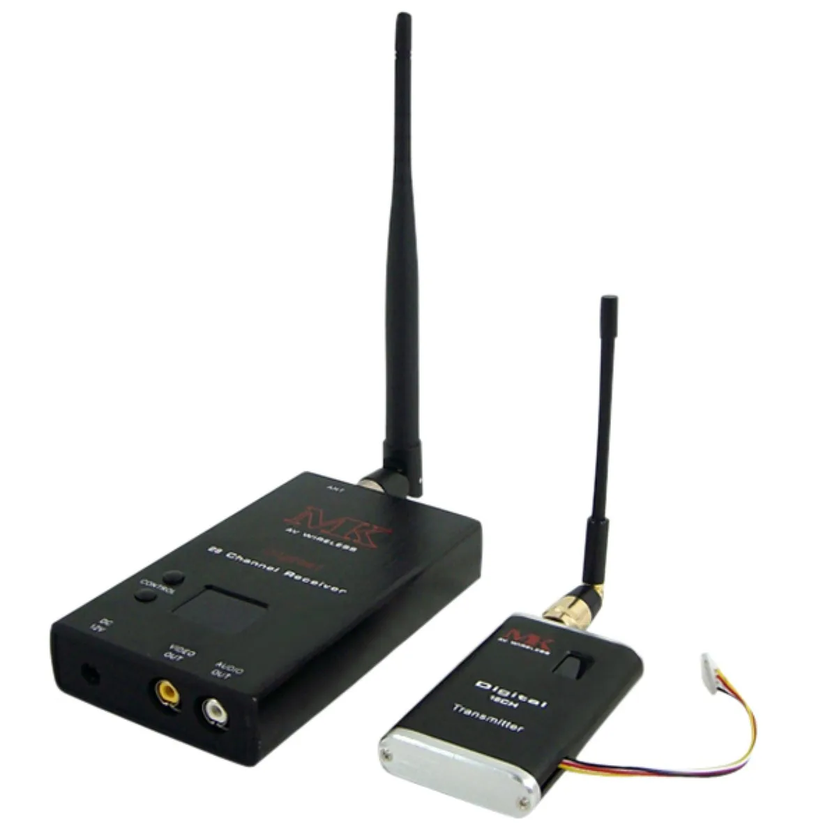MK 1,2G Гц 15CH 2 Вт 2000 МВт FPV 1-5 км Расстояние беспроводной аудио видео CCTV Transmitter Receiver для FPV фотографии