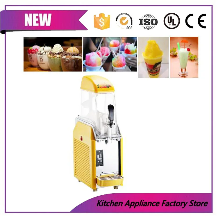 

110V/220V 12L mini commerical slush machine one tank/frozen ice slush dispenser/snow melt machine
