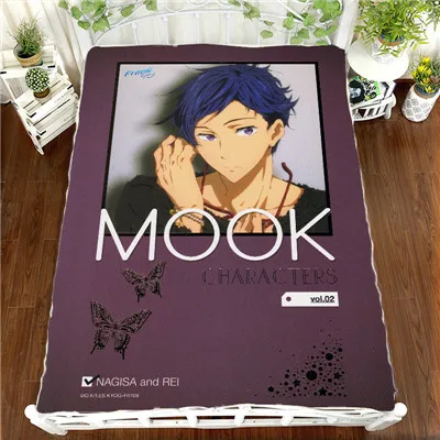 Аниме Манга бесплатно! IWatobi купальный клуб простыня 150*200 см простыня 004 - Цвет: Темный хаки