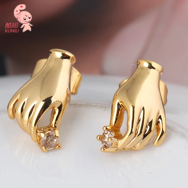 Новое поступление лидер продаж модные серьги гвоздики с кристаллами|fashion stud