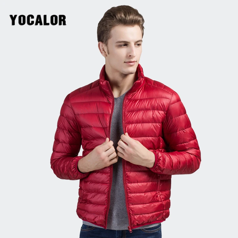 2018 модные Пуховики на гусином пуху парка пальто Для мужчин s мужской зима осень