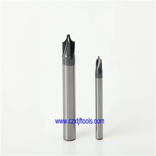 

JF R2.5*1.5*D8*60 Solid Carbide Inner Corner Radius Corner Rounding End Mill TiAlN 45HRC[R2.5mm]