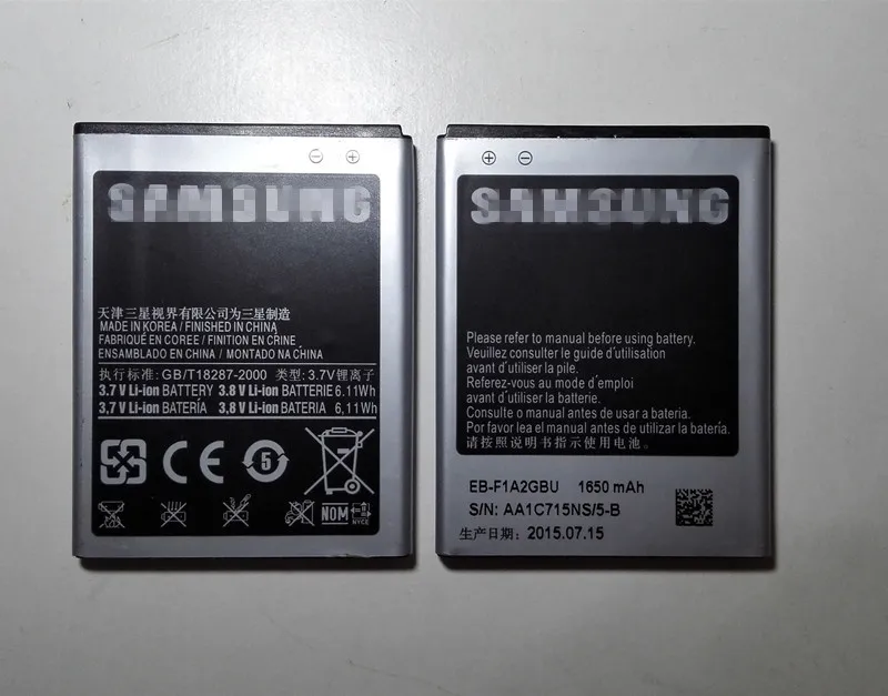 EB-F1A2GBU Аккумулятор Для SAMSUNG Galaxy S2 I9100 9100 i9100g i9103 i9105 I9108 i9050 i9188 i77 T989 2 шт. за лот |