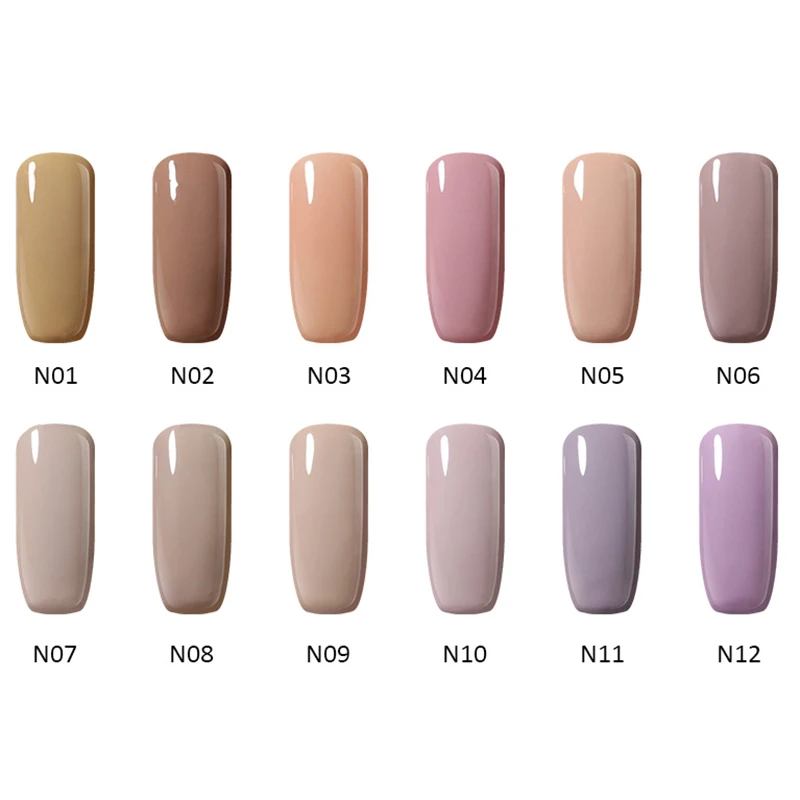 Belle Fille лак для ногтей Гель UV телесного цвета Цветной био Гели Soak Off Vernis