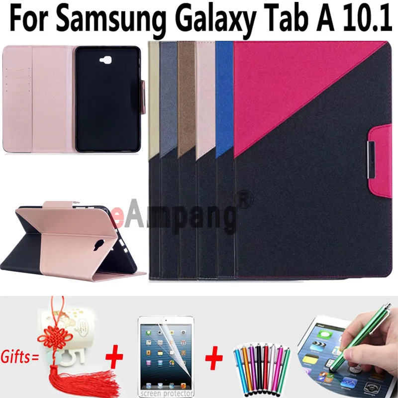 Магнитный умный кожаный чехол бумажник для Samsung Galaxy Tab A A6 10 1 2016 T580 T585 T580N с рисунком