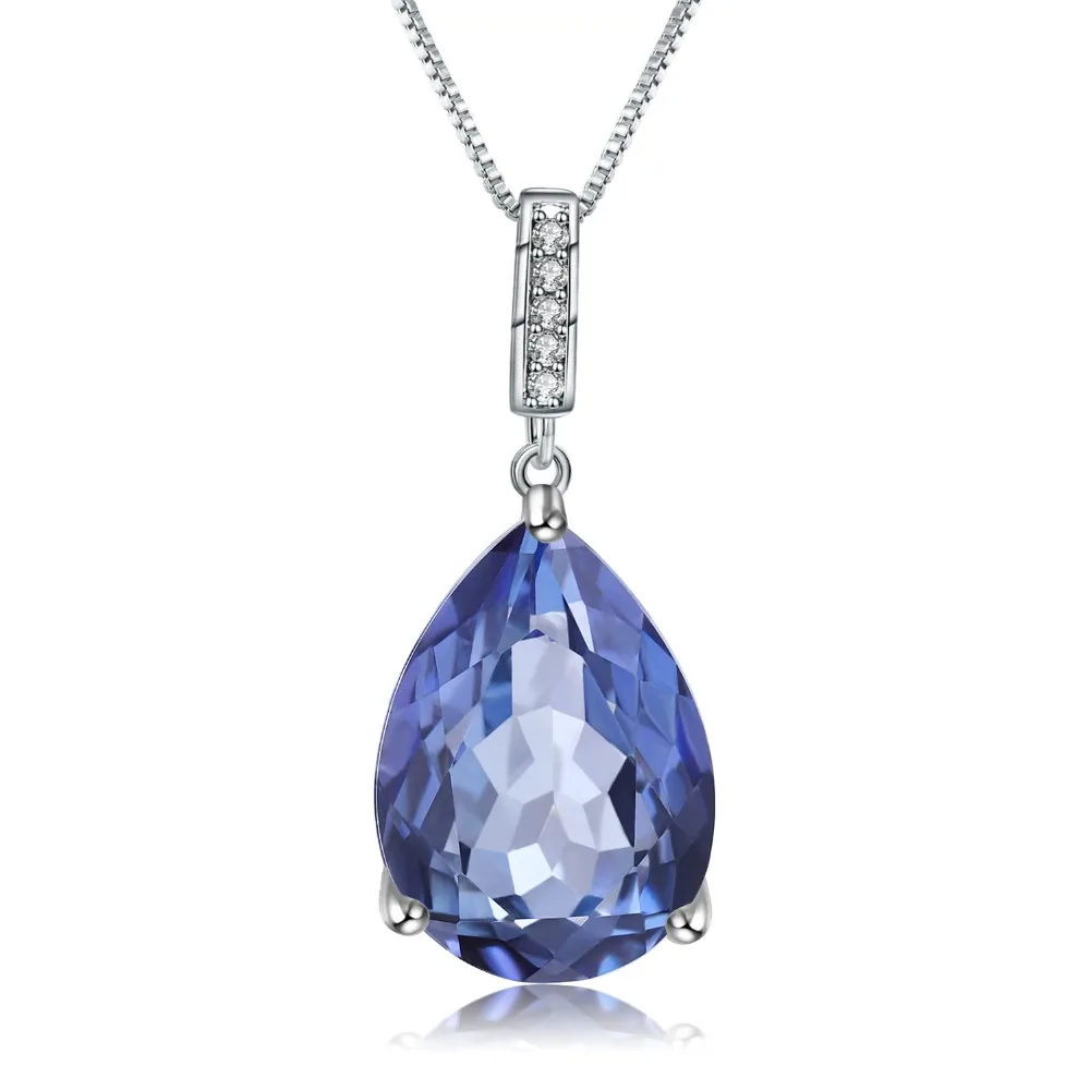 Женский балетный кулон gemb's 10.68Ct в виде капли воды из натурального синего
