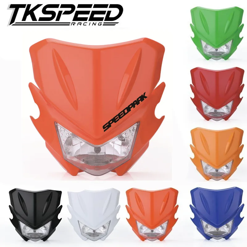 Универсальный мотоцикл фара обтекатель для KAWASAKI YAMAHA SUZUKI HONDA KTM Dirt Bike Supermoto Enduro| |