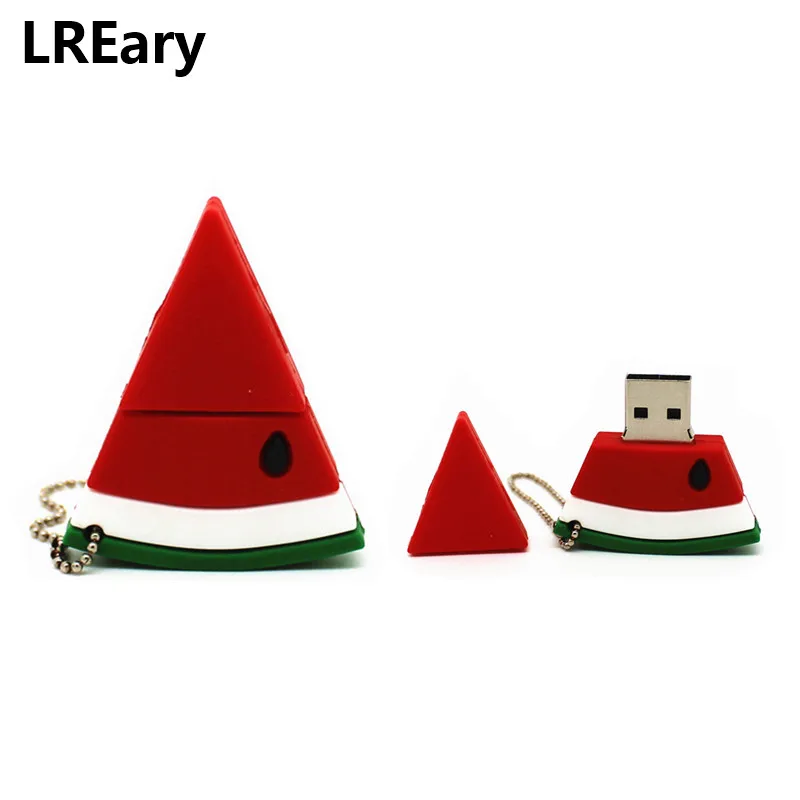 Флешка с фруктами, USB флеш-накопитель, 4 ГБ, 8 ГБ, 16 ГБ, 32 ГБ, 64 ГБ, мультяшная USB флешка с бананом, карта памяти арбуз, флэш-диск, авокадо/вишня