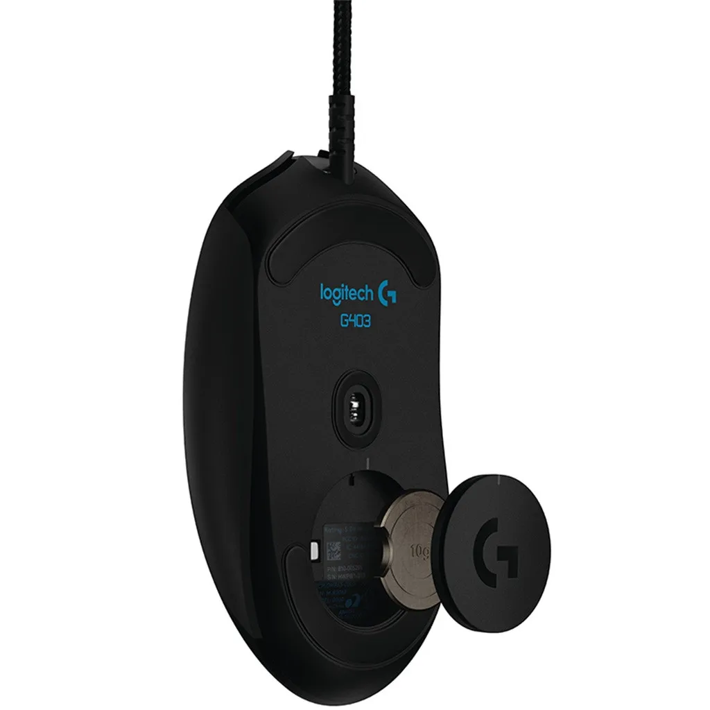 Проводная/Беспроводная игровая мышь logitech G403 Prodigy с частотой 2,4 ГГц, RGB, весовая эргономика, высокопроизводительная игровая мышь logitech g403