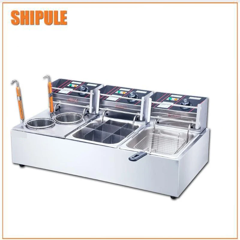 Печь для кипящей поверхности трехцилиндровая утолщенная печь жарки