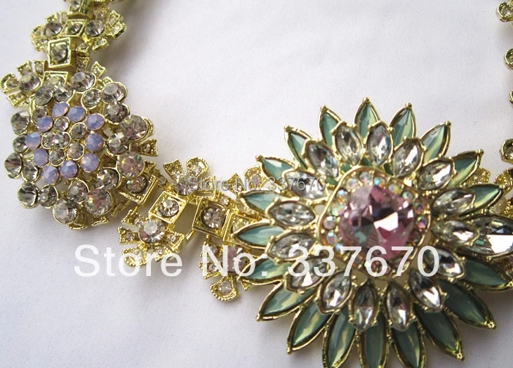 Vodeshanliwen модные Цепочки и ожерелья оптовая продажа shourouk Сеть коренастый колье