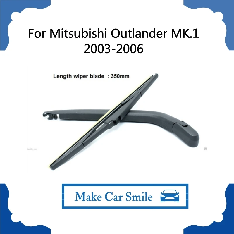 Щетка и рычаг стеклоочистителя заднего стекла для Mitsubishi Outlander MK.1 (2003 2006)|arm brand|blade