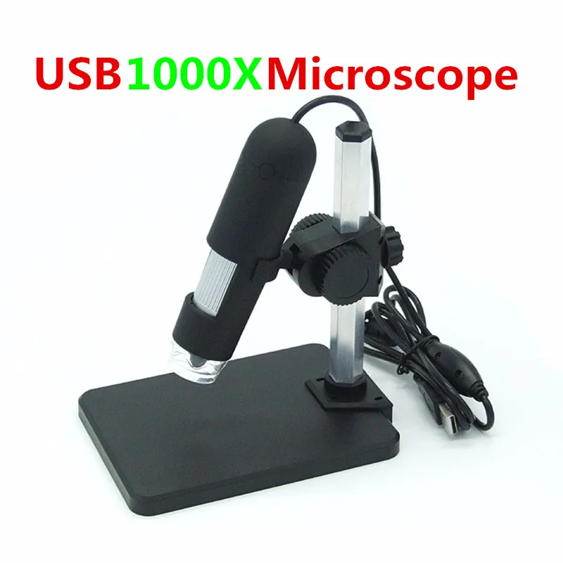 Цифровой USB микроскоп Minsvision 1000X 8 светодиосветодиодный регулируемая камера