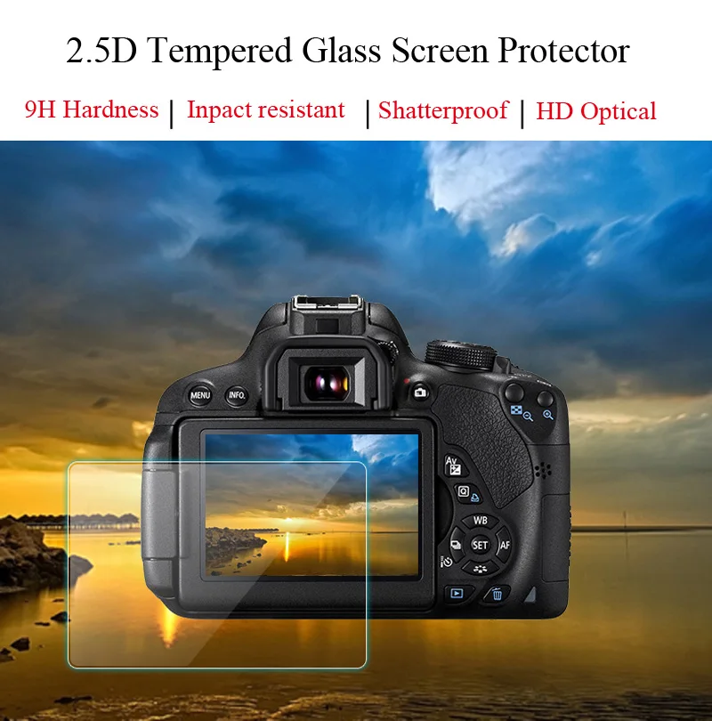 For FUJI Fujifilm XT2 XT-2 HD 9H Handness Shatterproof Premium Temered Glass Screen Protector | Электроника