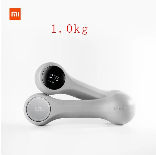 1.0kg xiaomi Move It Beat гантели портативный мини usb зарядка триколор Смарт спортивные гантели фитнес оборудование - Цвет: 1.0kg