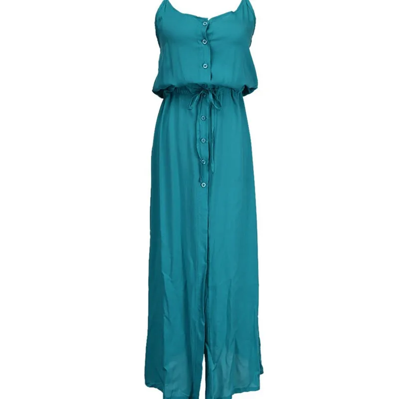 Платье женское длинное в стиле бохо свободное повседневное пикантное вечернее