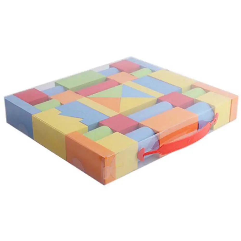 

Hot Sale Mixed Colors EVA Puzzle Building Toy For Kids Children Educational Toys Christmas Gifts for Kids Toddler Drop Shipping