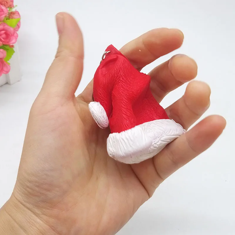 New Squishy Slow Rebound Christmas Hat PU Squeeze Toy Anti-pressure Decompression Gifts For Children | Игрушки и хобби