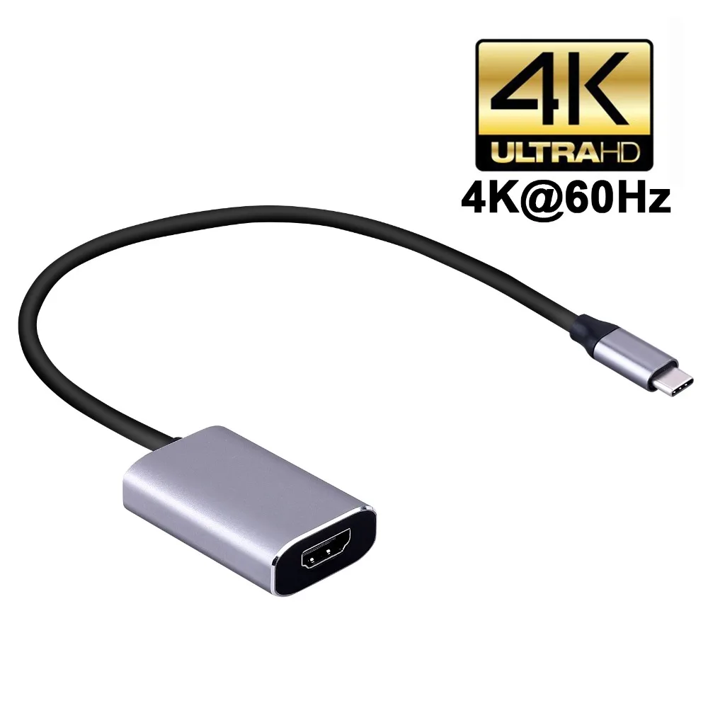 Thunderbolt 3 USB 3,1 USB-C type C к HDMI 4K 60 Гц с 100 Вт PD зарядный адаптер концентратор для Macbook Chromebook huawei mate 10