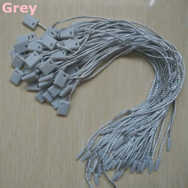 100 шт. 7 дюймов розовый/черный/серый веревки печать бирок шнуры строк бирки вида