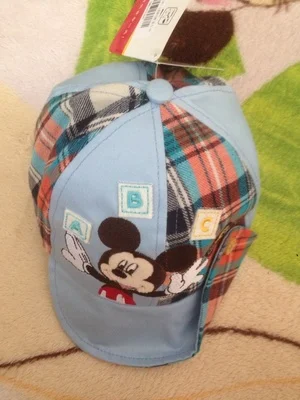 Disney Baby Микки красный хлопоковый Берет шляпы для маленьких мальчиков шляпа кепки для мальчиков одежда для малышей Аксессуары Детские эластичные остроконечные Дети Кепка