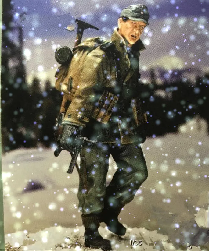 1/35 каучуковая фигурка модель комплект Unassambled Неокрашенная 635