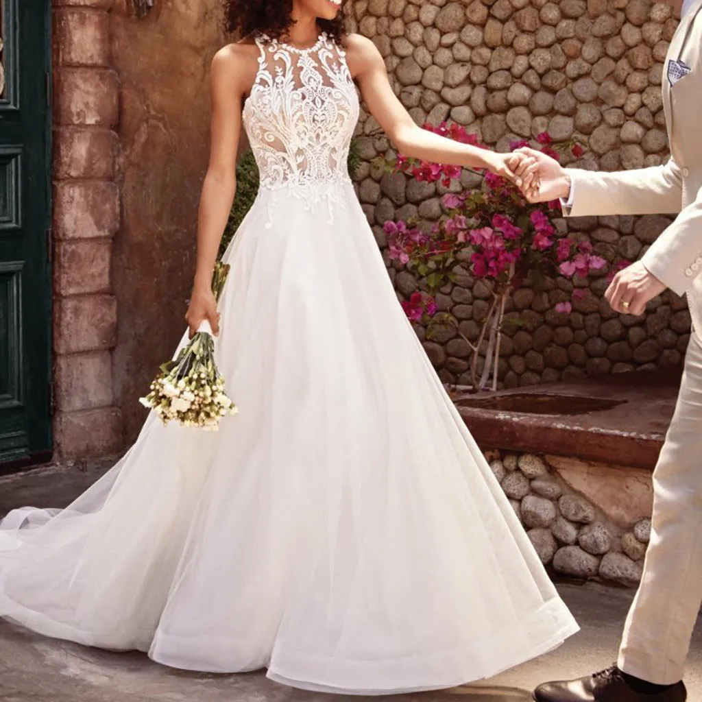 Women Lace Dress Embroidered Mesh Ball Gown Slim Elegant Lady Princess Maxi Dresses Sexy Party Clothes | Женская одежда