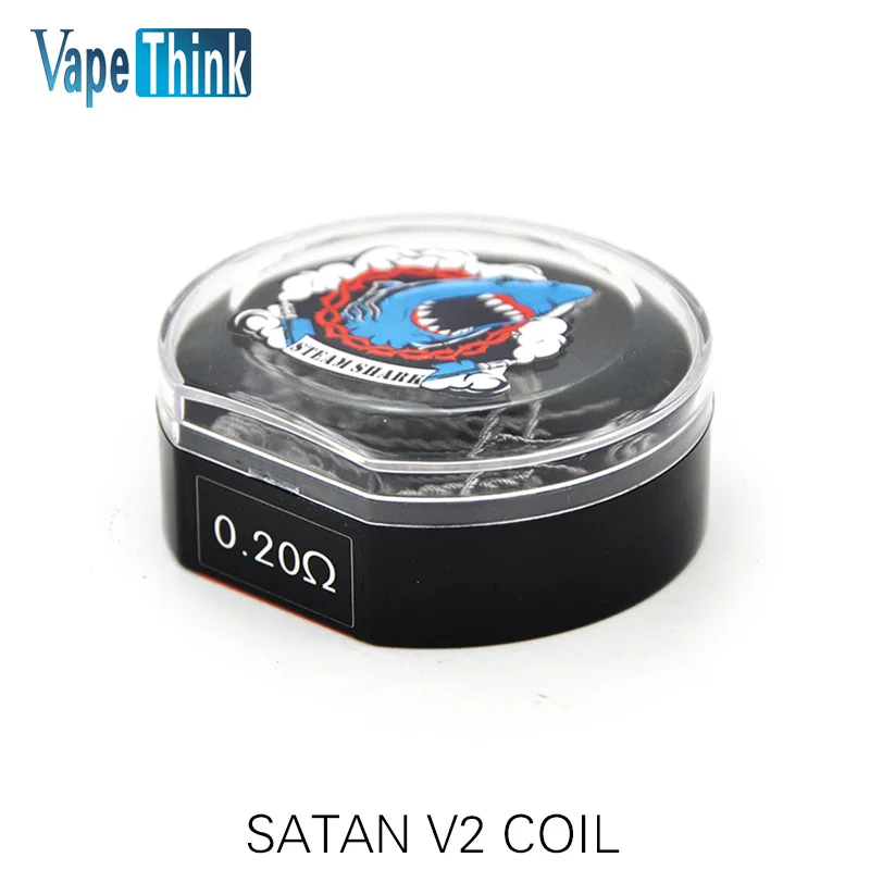 

SteamShark A39 Satan V2 Coils 0.2ohm Electronic Cigarette accessory coil Pre-build Heating Wire DIY RBA/RDA/RTA atomizer Tank