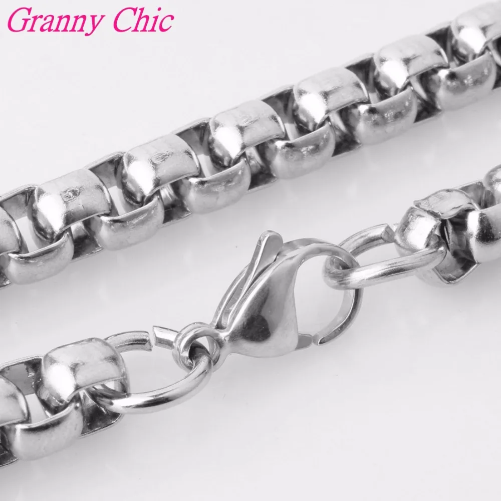 Цепочка с подвеской из нержавеющей стали 316L ожерелье