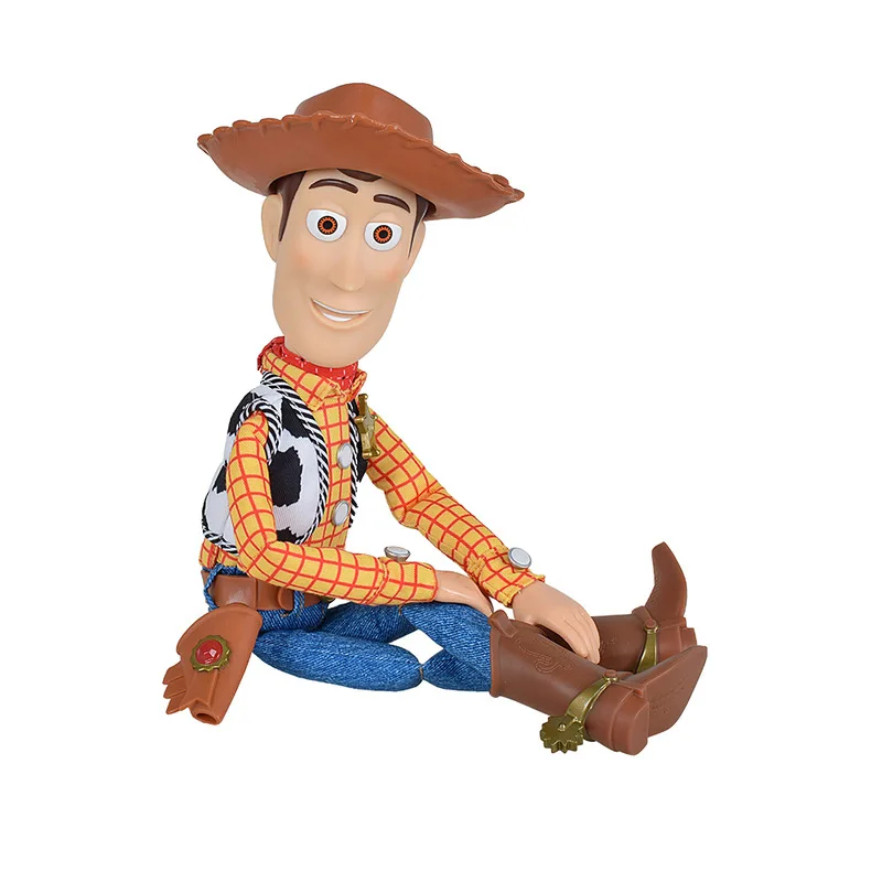woody no box 43 см История Игрушек 4 говорящая Вуди Джесси экшн-игрушка фигурки ковбой модель игрушки Детский Рождественский подарок - Цвет: woody no box