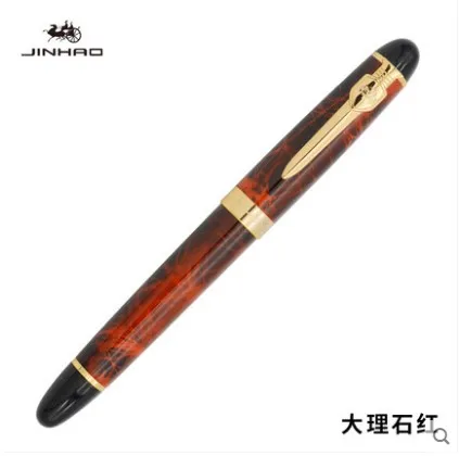 S IRAURITA перьевая ручка JINHAO X450 темно-зеленый и золотой 18 KGP 0,7 мм перо с широким основанием полностью металлический синий красный 21 цвет и чернила JINHAO 450 - Цвет: S