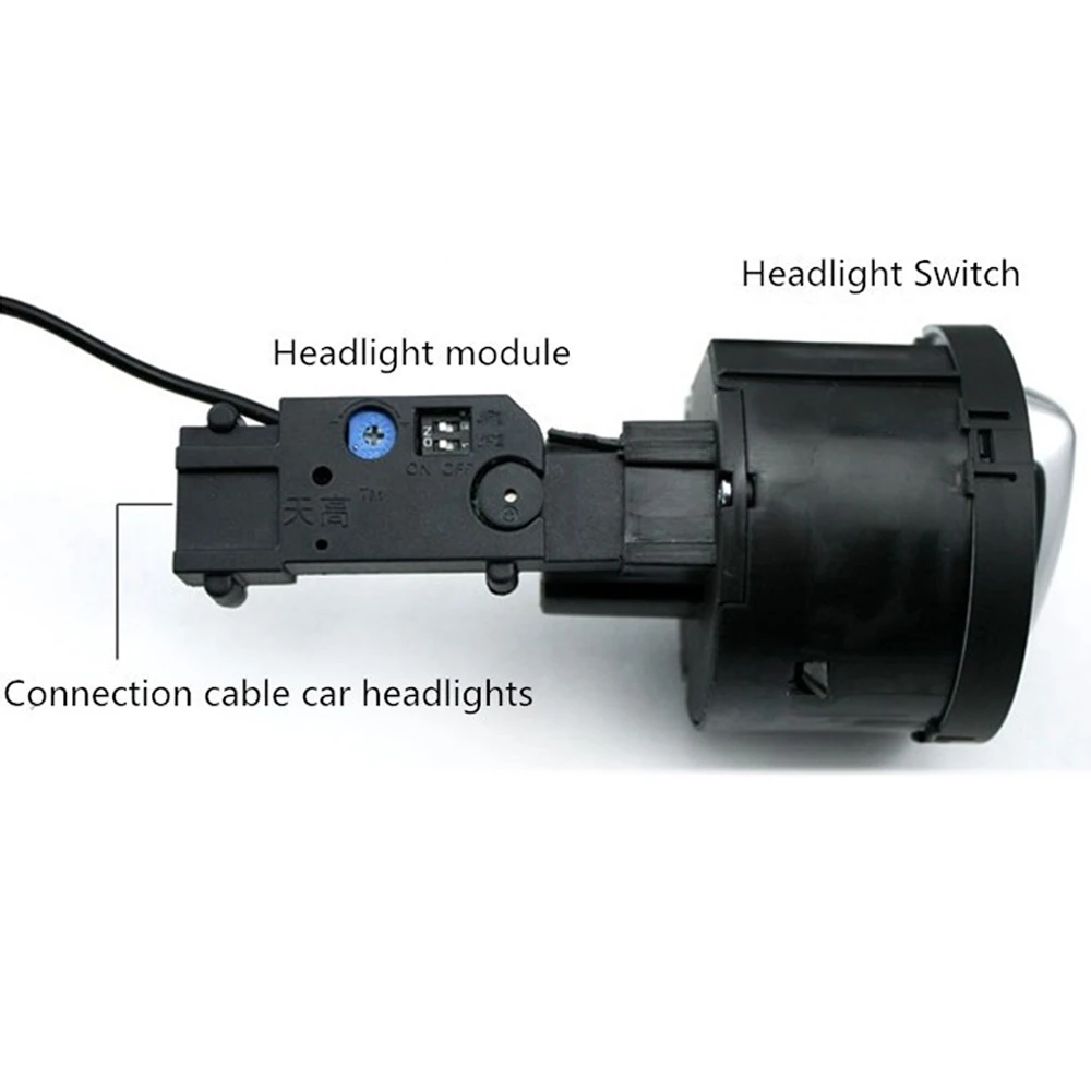 TUKE хромированная противотуманная фара переключатель управления Phare Auto Capteur Pour VW