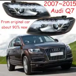 one pair 2pcs 1 шт., Подержанный 2007~ 2015y для Audi Q7 головной светильник, автомобильные аксессуары, Q7 противотуманная фара, из оригинального автомобиля, 90%, есть дефект, Q7 Дневной светильник - Цвет: one pair 2pcs
