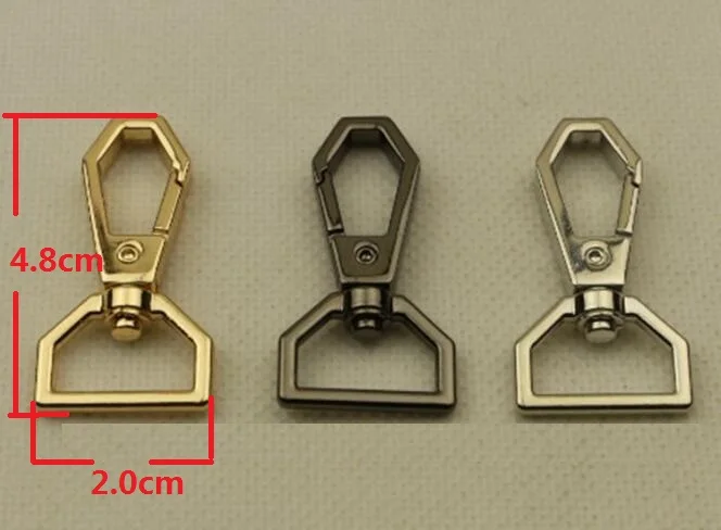 (10 шт./лот) Аксессуары для багажа звено плечевого ремня внутренний диаметр 2 0 см