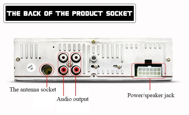 Автомобильный MP3 плеер AUX USB громкой связи Bluetooth гарнитура для одновременное