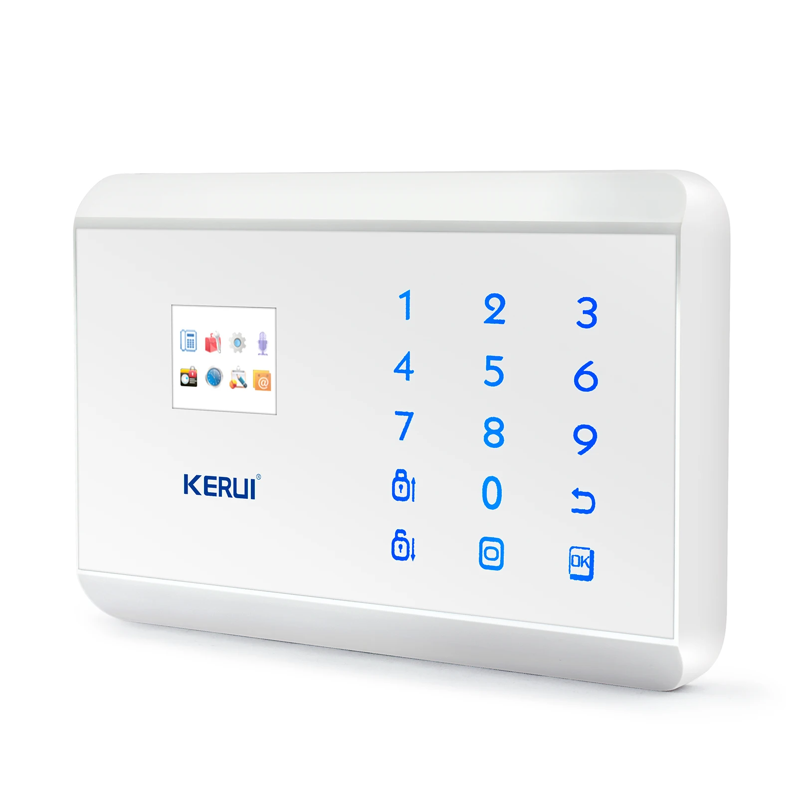 KERUI, 8218G, домашний дом, офис, 433 МГц, 1,7 дюймов, TFT lcd экран, сенсорная панель, беспроводной, PSTN, GSM, охранная сигнализация