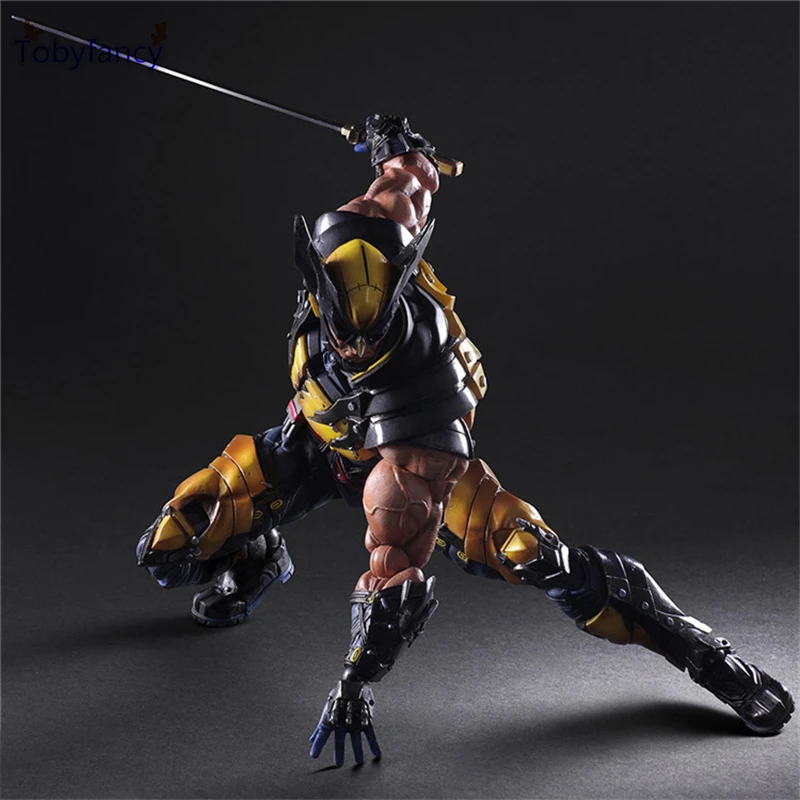 Новая фигурка Росомахи LOGAN X men X-men Play Arts Kai Wolverine James Howlett PA KAI ПВХ 26 см кукла игрушка |