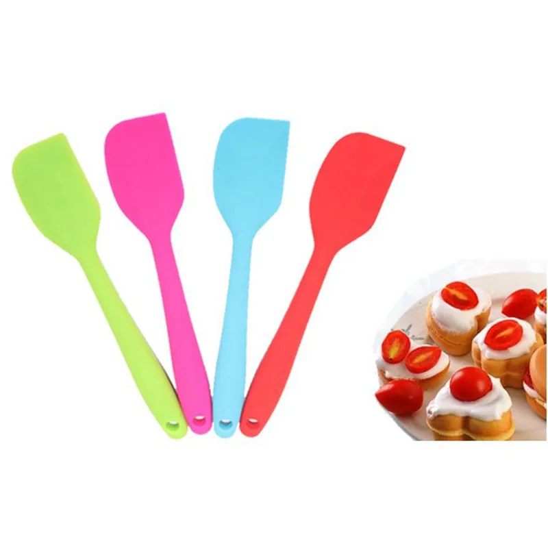 2 шт./лот кухонный силиконовый шпатель для торта скребок смешивания теста щетка