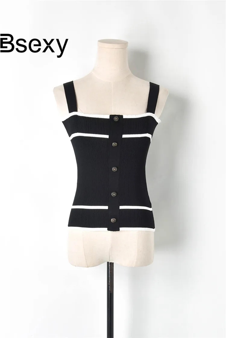 Фото Women Knit Crop Top 2019 Summer Sexy Single Breasted White Black Knitted Camis Shirt streetwear bustier femme Женская одежда Women Knit Crop Top 2019 Summer Sexy Single Breasted White Black Knitted Camis Shirt streetwear bustier femme Женская одежда