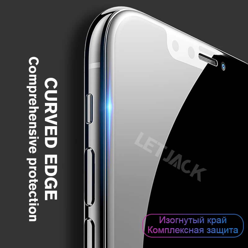 Защитное стекло закаленное 11D для IPhone X XS XR 6 6s 7 8 Plus MAX|Защитные стёкла и плёнки