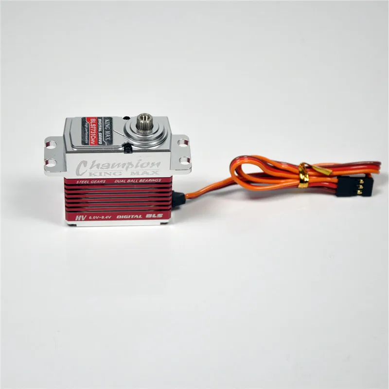 Kingmax BLS7731CHV Высокое напряжение цифровой сервопривод металлический корпус 25 42 кг.