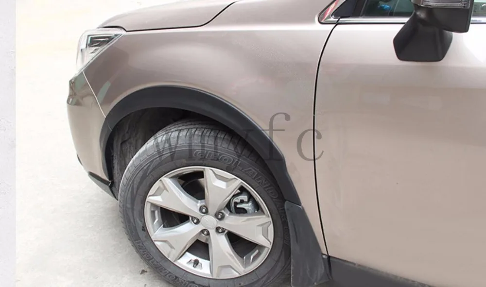 Аксессуары ABS пластиковые колеса для бровей круглые дуги подходят для Subaru Forester 2013 год