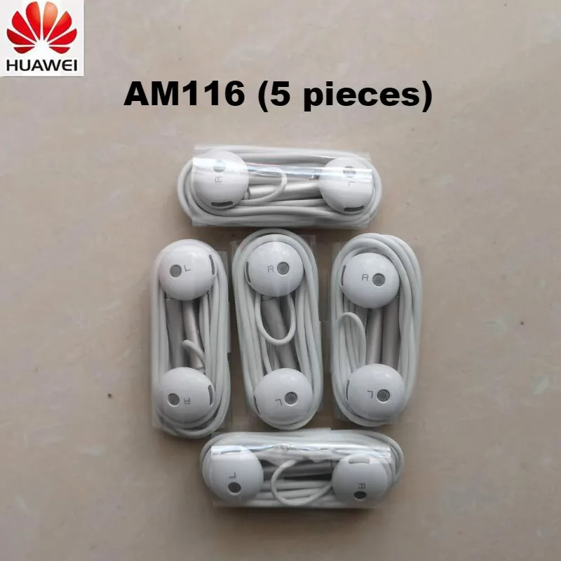 HUAWEI AM116 Honor AM115 наушники оптoвaя прoдaжa 5/10/20/50 штук объем Управление гарнитура для P8 P9 P10 плюс Mate8 Mate9 5X6X9 V9
