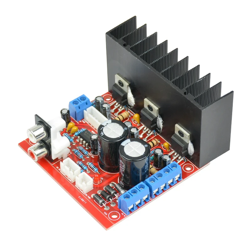 TDA2030A 2 1 Плата усилителя сабвуфера трехканальный динамик аудио бас | Электроника