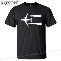 new funny airplane design design summer new man cotton t shirt men t shirt tee tops k51